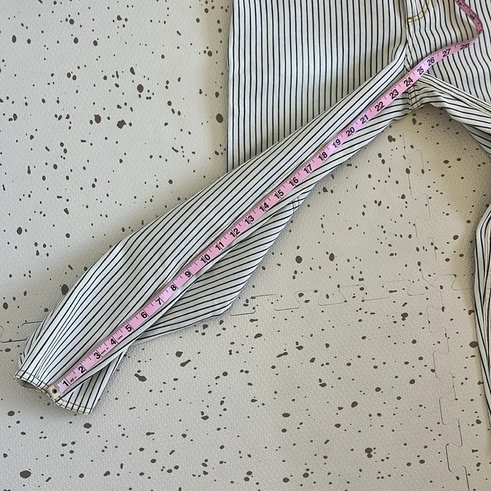 💘 TIBI - STONE WASH STRIPED BRANCUSI JEAN - Picture 6 of 7